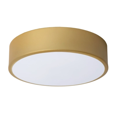 lafabryka.pl UNAR Lampa sufitowa - Ø 20 cm - LED Dim. - 1x12W 2700K - 3 StepDim - Matt Gold / Brass 79185/20/02 Lucide